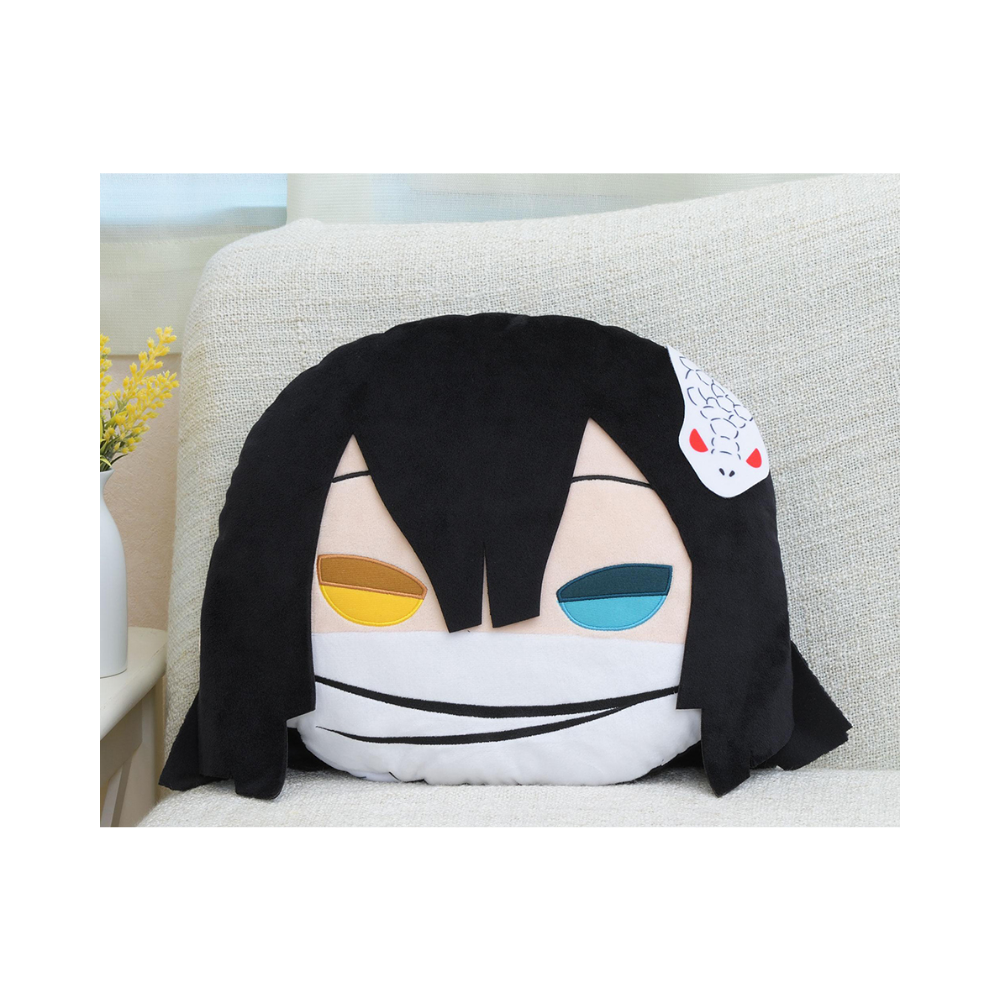 Demon Slayer: Kimetsu no Yaiba – Charamaru Obanai Iguro PM Interior Cushion by SEGA | Decorative Anime Collectible Pillow