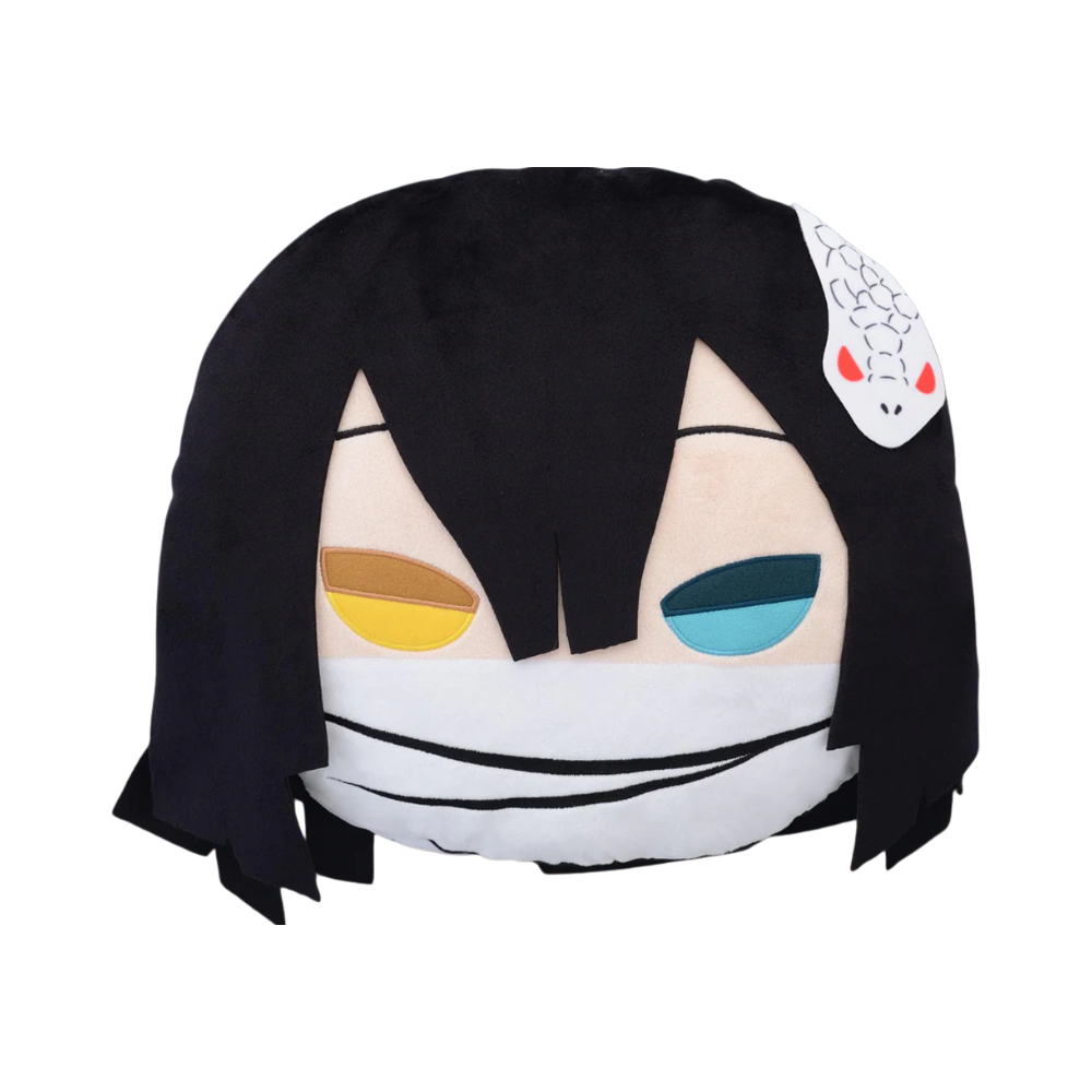 Demon Slayer: Kimetsu no Yaiba – Charamaru Obanai Iguro PM Interior Cushion by SEGA | Decorative Anime Collectible Pillow