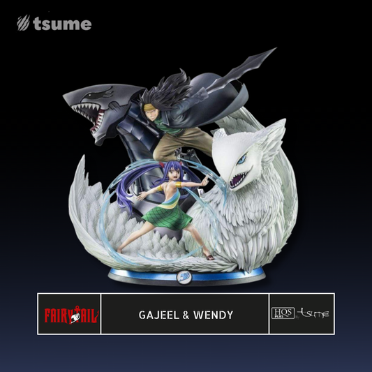 Fairy Tail Gajeel & Wendy High Quality Statue by Tsume HQS Plus By Tsume