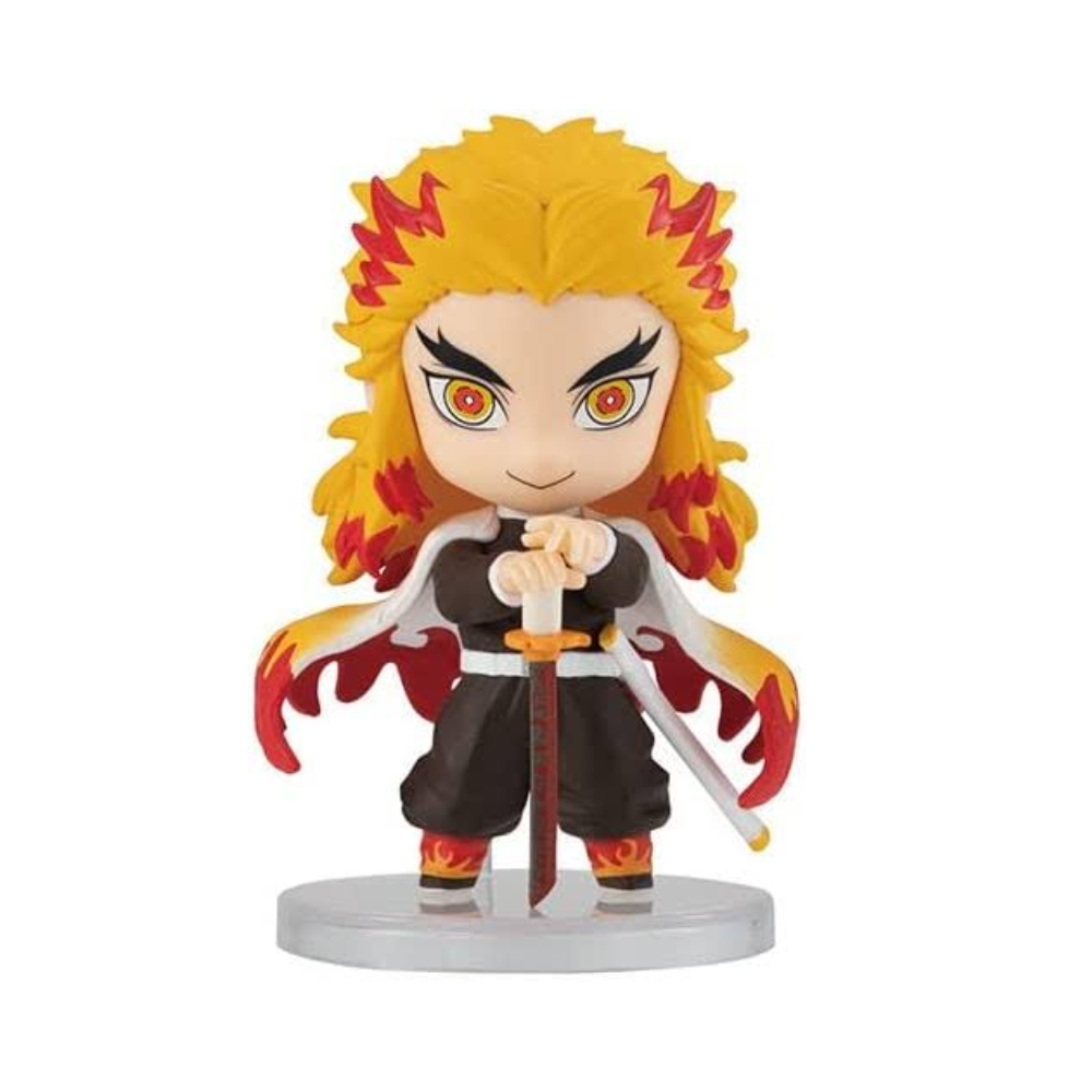 Demon Slayer : Kimetsu No Yaiba Rengoku Chibi Masters Figure by Bandai - Figures figuresforless figuresforless