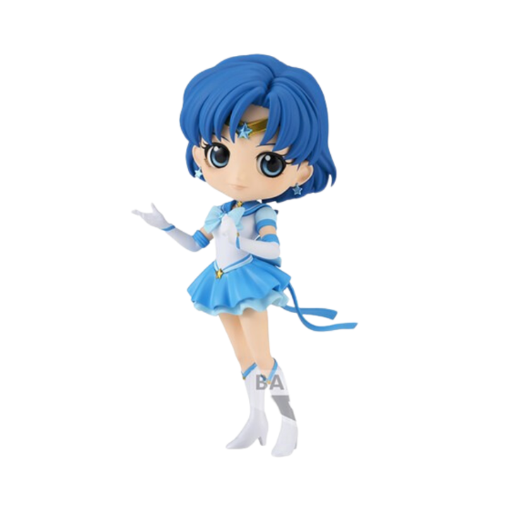 Pretty Guardian Sailor Moon Cosmos the Movie -ETERNAL SAILOR MERCURY-(ver.A) Q posket Figure By Banpresto - Figures figuresforless figuresforless