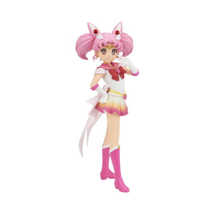 Pretty Guardian Sailor Moon Eternal the Movie -SUPER SAILOR CHIBI MOON-(ver.A) GLITTER&GLAMOURS Figure By Banpresto - Figures figuresforless figuresforless
