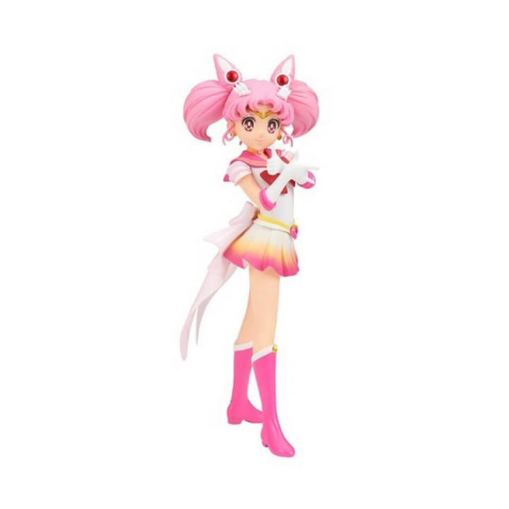 Pretty Guardian Sailor Moon Eternal the Movie -SUPER SAILOR CHIBI MOON-(ver.B) GLITTER&GLAMOURS Figure By Banpresto - Figures figuresforless figuresforless