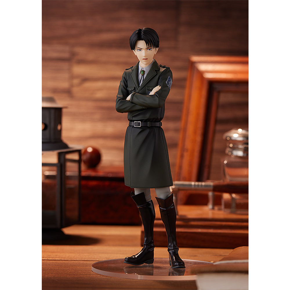 Attack on Titan Shingeki no Kyojin Levi Ackerman Pop Up Parade Figure by Good Smile Company - Figures figuresforless figuresforless