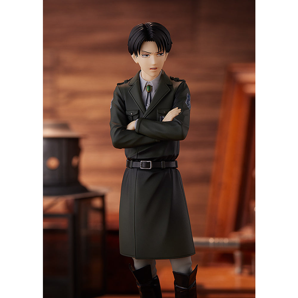 Attack on Titan Shingeki no Kyojin Levi Ackerman Pop Up Parade Figure by Good Smile Company - Figures figuresforless figuresforless