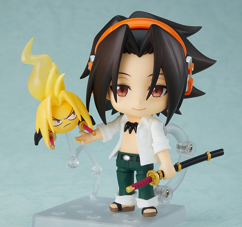 Shaman King Yoh Asakura Nendoroid Figure by Good Smile Company - Figures figuresforless figuresforless