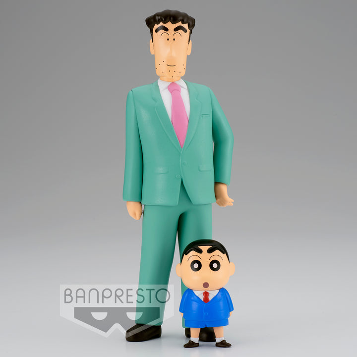 Crayon Shinchan Nohara Family Figure Family Photo Vol.1 (Hiroshi and Shinchan) - Figures figuresforless figuresforless