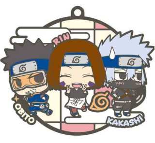 Naruto Shippuden Rubber Mascots Three Man Teams Blind Box by Megahouse - Figures figuresforless figuresforless