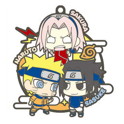 Naruto Shippuden Rubber Mascots Three Man Teams Blind Box by Megahouse - Figures figuresforless figuresforless