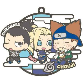 Naruto Shippuden Rubber Mascots Three Man Teams Blind Box by Megahouse - Figures figuresforless figuresforless