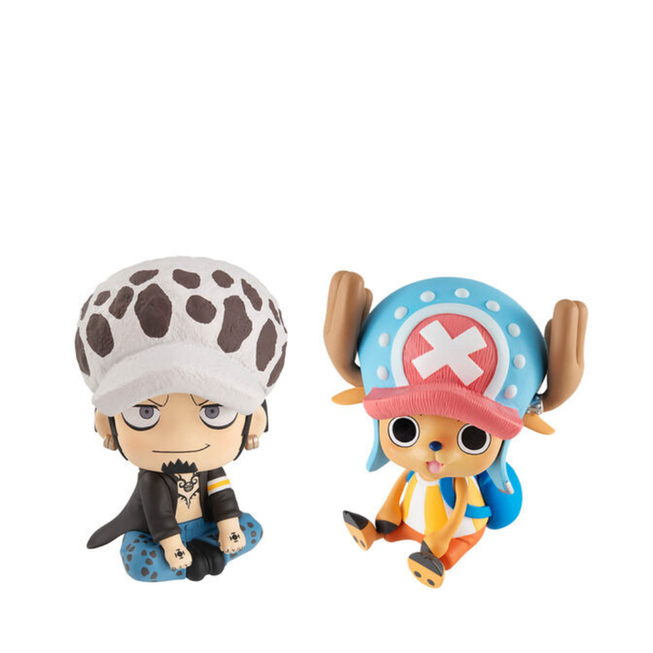 One Piece Trafalgar Law & Tony Tony Chopper Lookup Action Figure (with Gift) by Megahouse - Figures figuresforless figuresforless