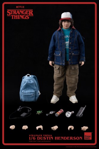 Stranger Things Dustin Henderson 1/6 Scale Action Figure by Threezero - Figures figuresforless figuresforless