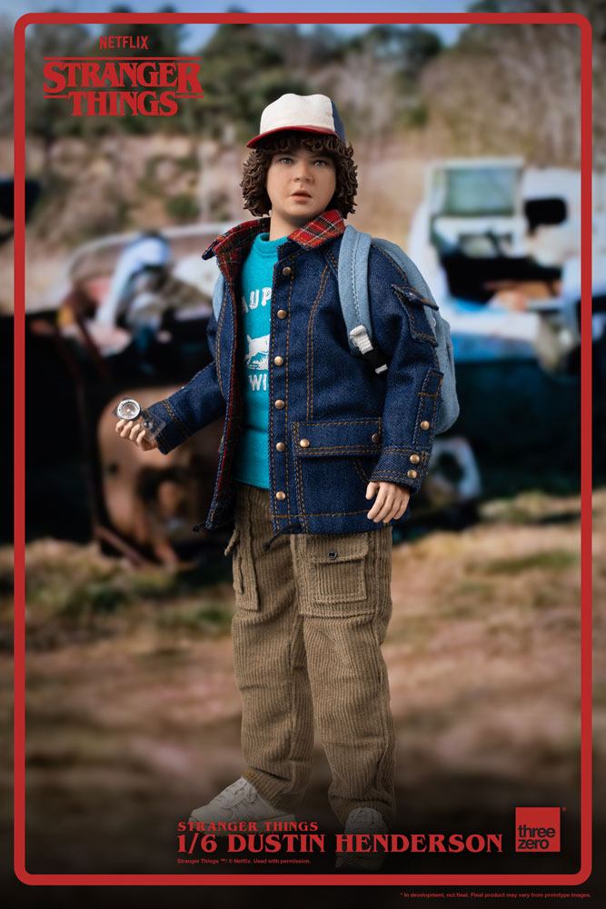 Stranger Things Dustin Henderson 1/6 Scale Action Figure by Threezero - Figures figuresforless figuresforless
