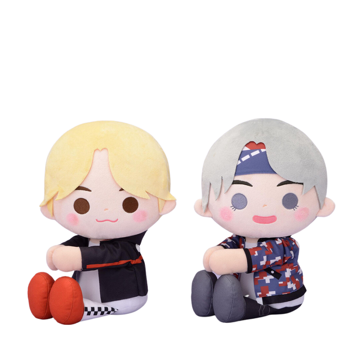 BTS Tinytan Mic Drop Attaching Plush Jimin / V by Sega (1 Random) - Plush figuresforless figuresforless