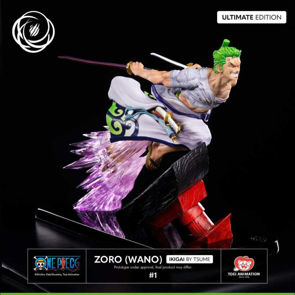 One Piece Zoro by Ikigai Tsume - Figures figuresforless figuresforless